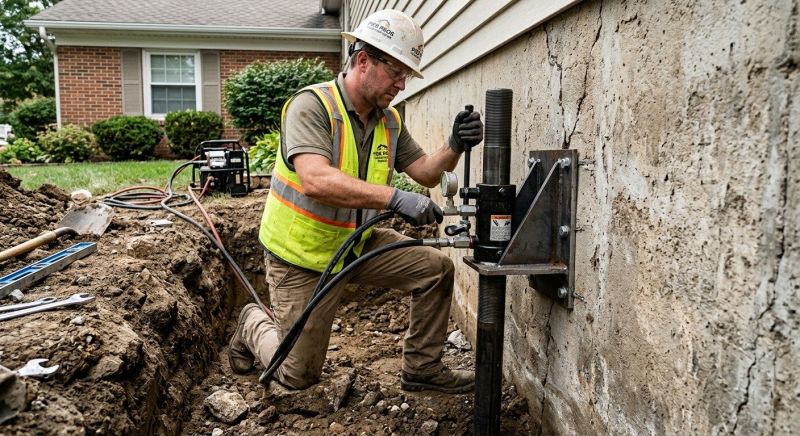 Settling Foundation Service in Gladwyne, PA