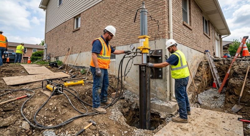 Settling Foundation Service in Souderton, PA