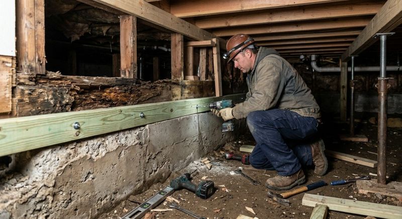 Sinking Foundation Repair in East Greenville, PA
