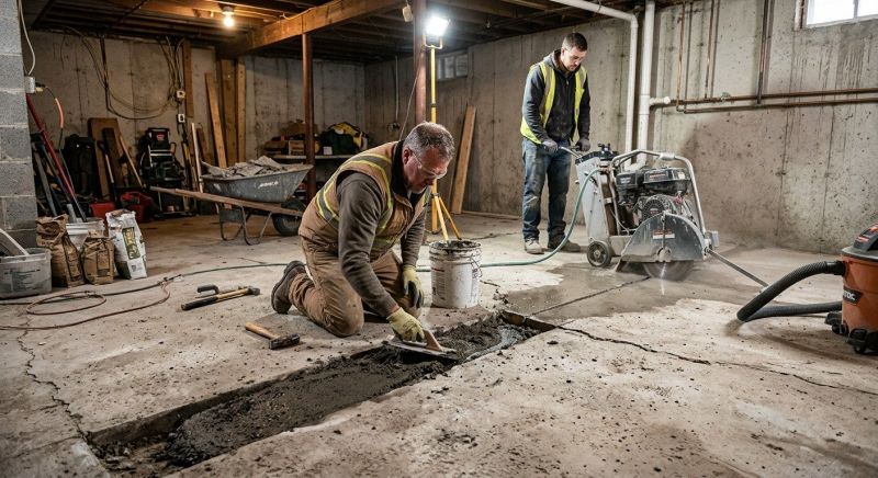 Slab Foundation Repair in Collegeville, PA