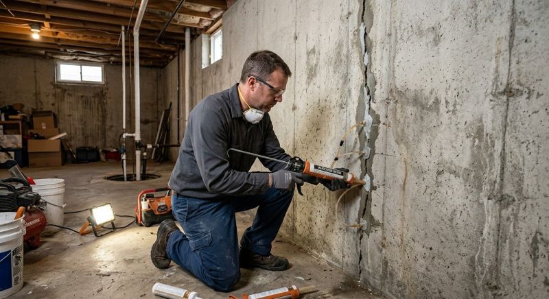 Structural Crack Repair in Collegeville, PA