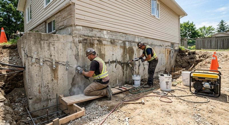 Structural Foundation Repair in Aston, PA
