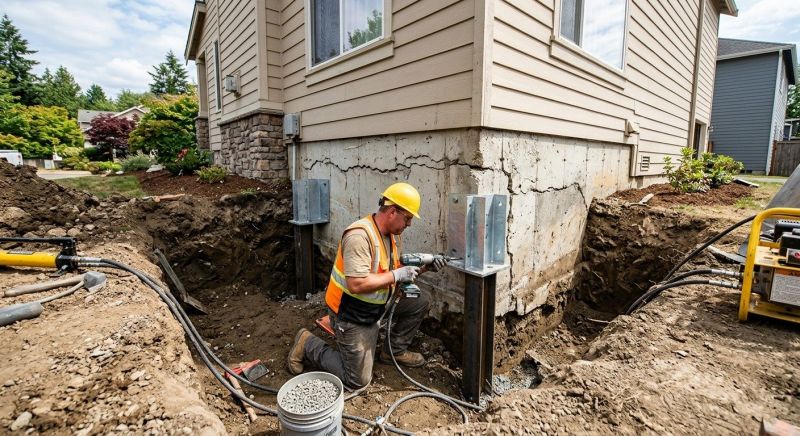 Structural Foundation Repair in Havertown, PA