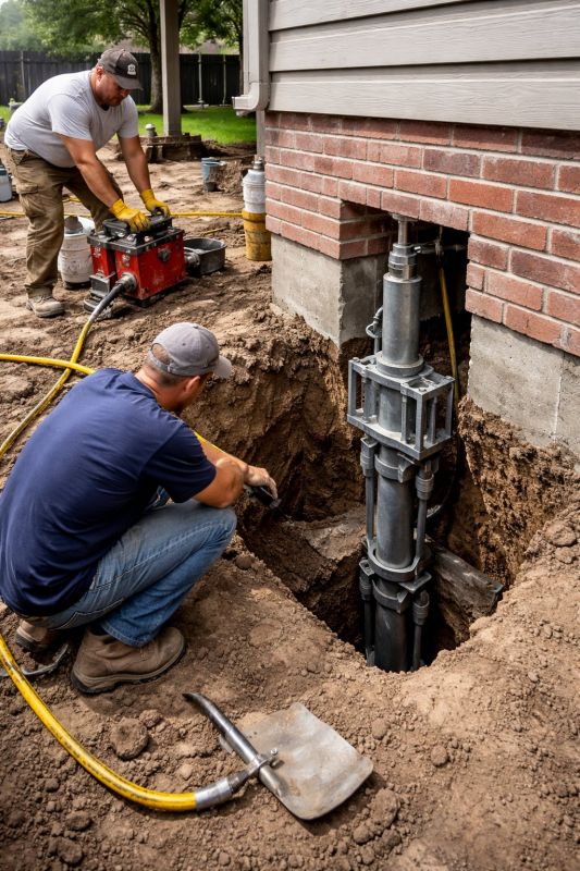 Structural Underpinning in Collegeville, PA