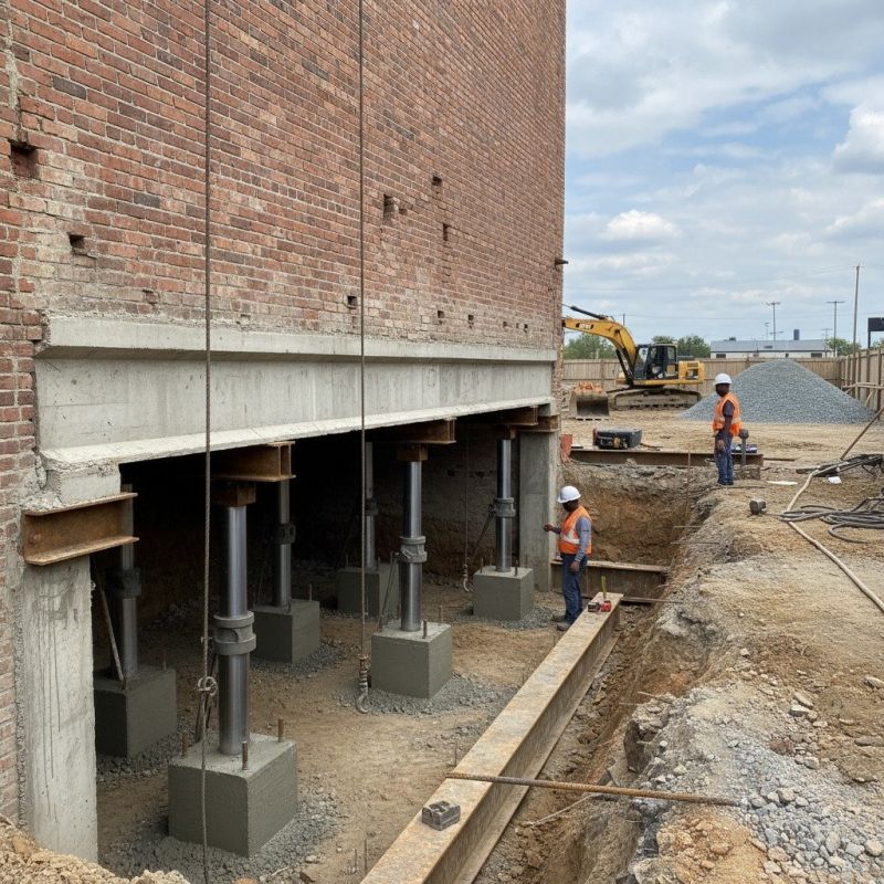 Structural Underpinning in Collegeville, PA