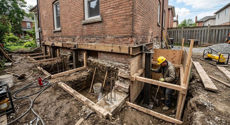 Underpinning Repair in Collegeville, PA