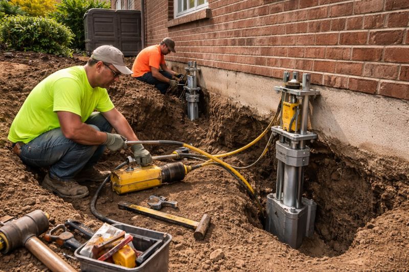 Settling Foundation Service in Downingtown, PA