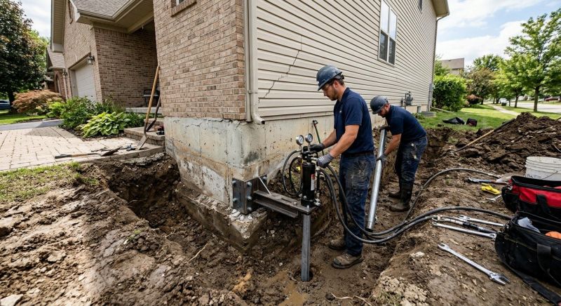Settling Foundation Service in Norristown, PA